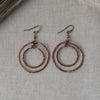 dea earrings-pyrite