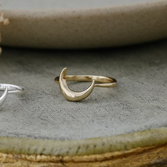 demi-lune ring-gold