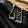 Dhanira Earrings-moonstone