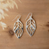 foliage earrings