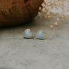 heart of stone studs-amazonite