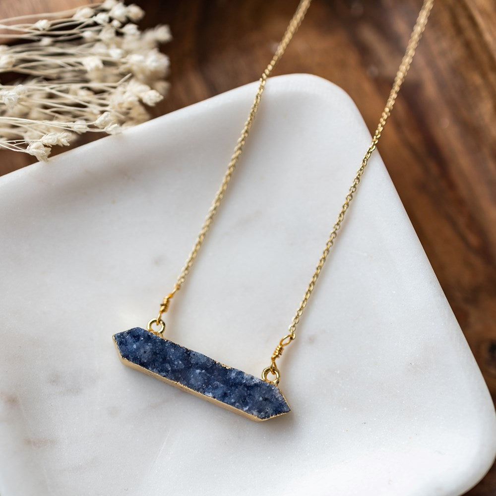 luminance necklace-blue