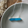 luminance necklace-aqua