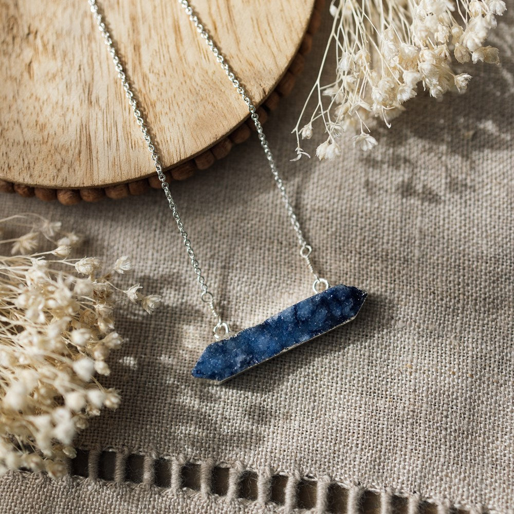 luminance necklace-blue