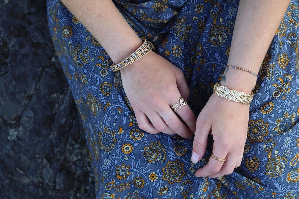 mosaic wrap bracelet