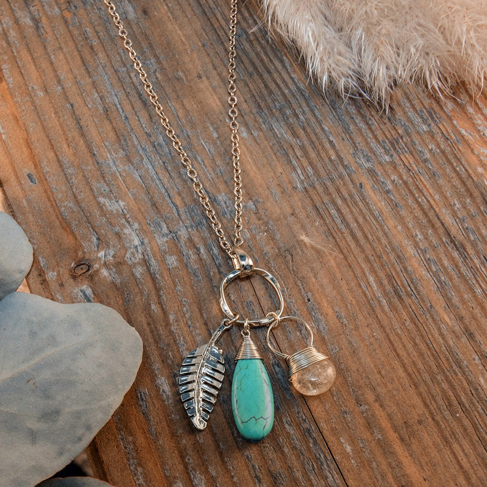 mykenna necklace-turquoise