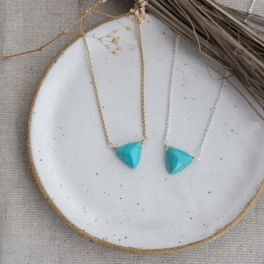 north shore necklace-turquoise