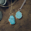 ocean rain necklace-turquoise