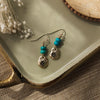 pebble earrings-turquoise