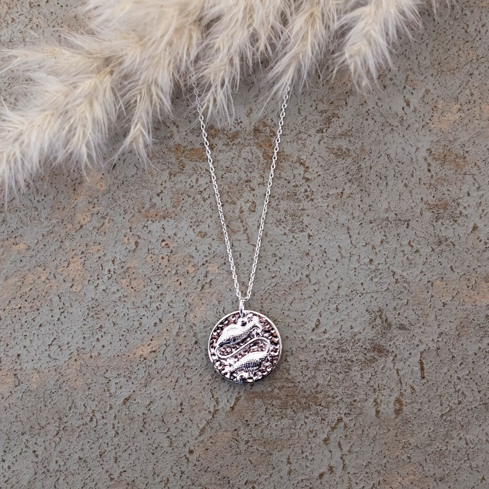 pisces zodiac necklace