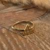 pyramid ring-gold