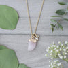 sierra necklace-rose quartz