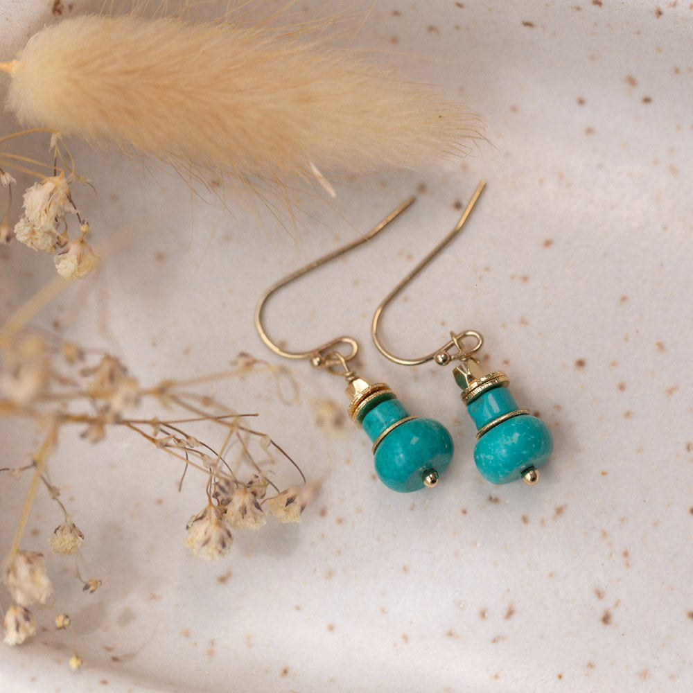 skylight earrings-turquoise