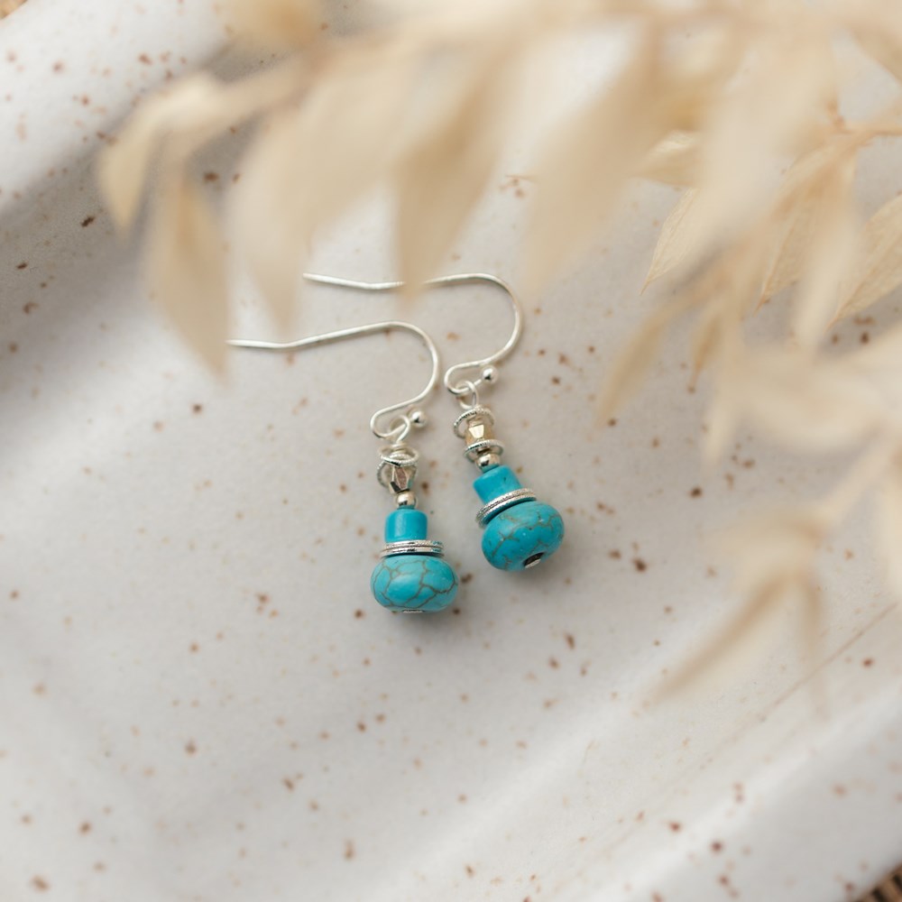 skylight earrings-turquoise
