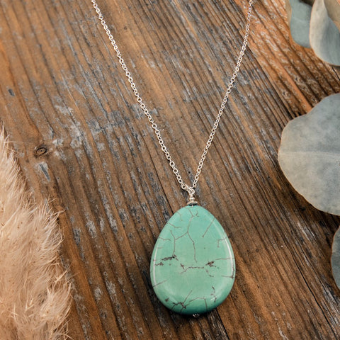 tucson necklace-turquoise
