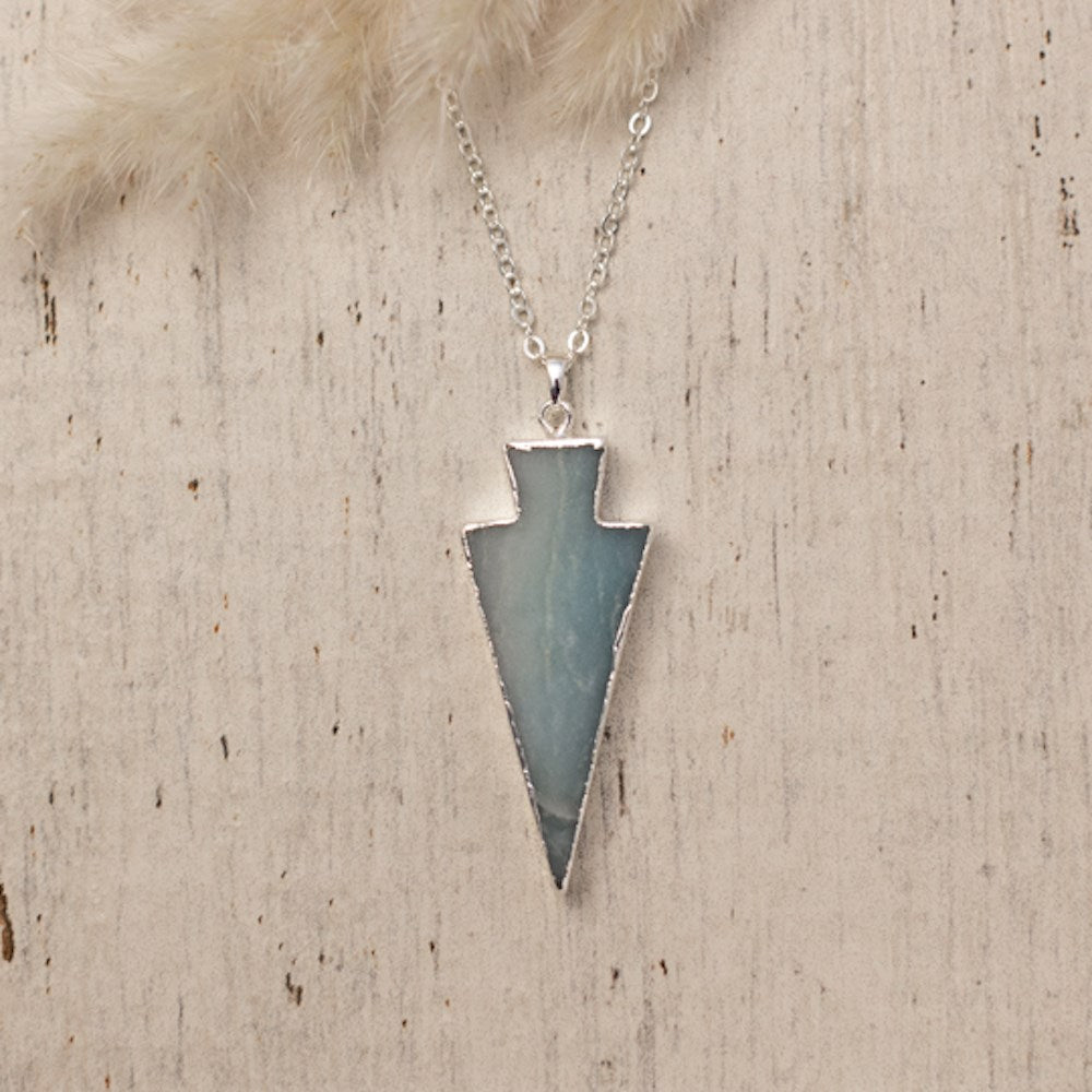 uplift necklace large-aqua