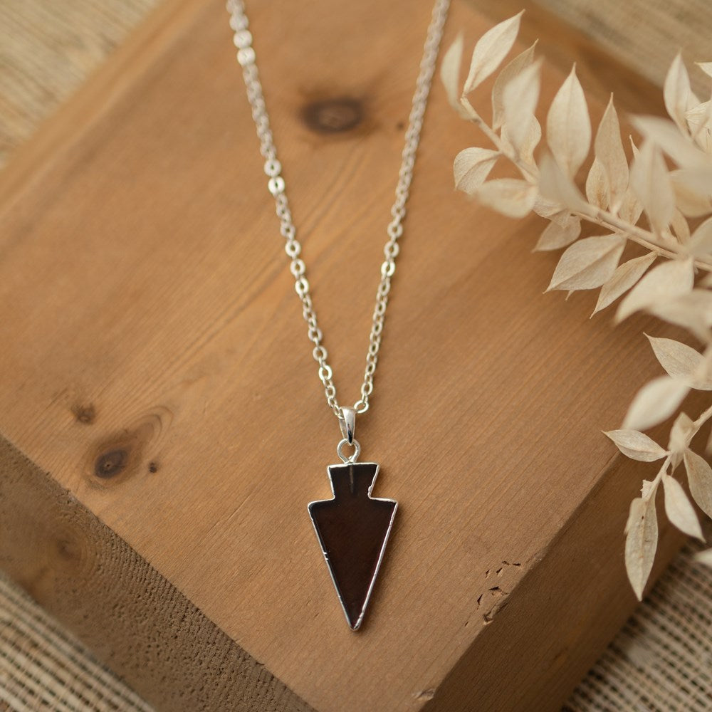 uplift necklace small-smokey quartz