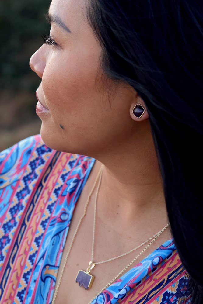 vivi necklace-amethyst