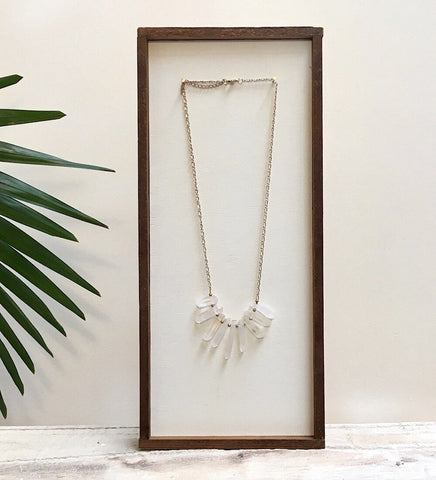 glacier necklace short