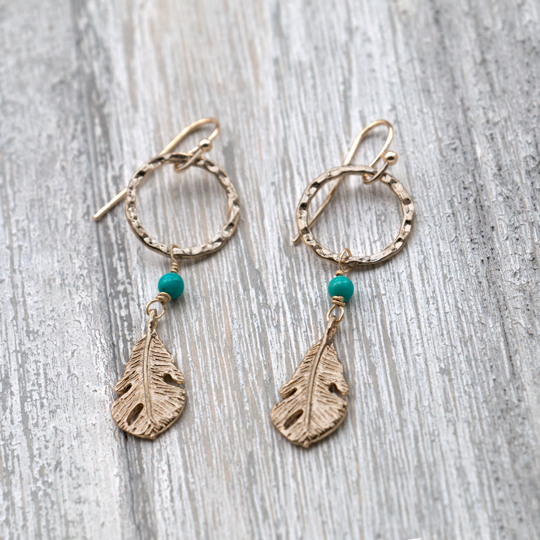 heron earrings