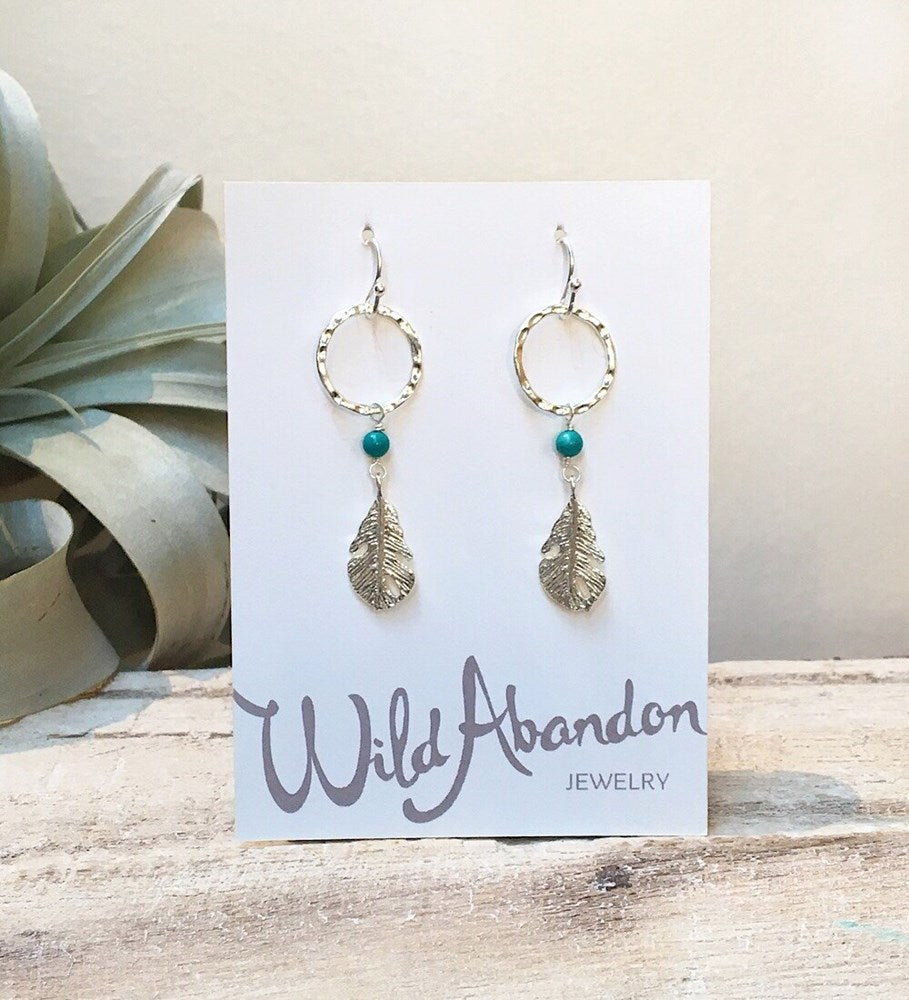 heron earrings