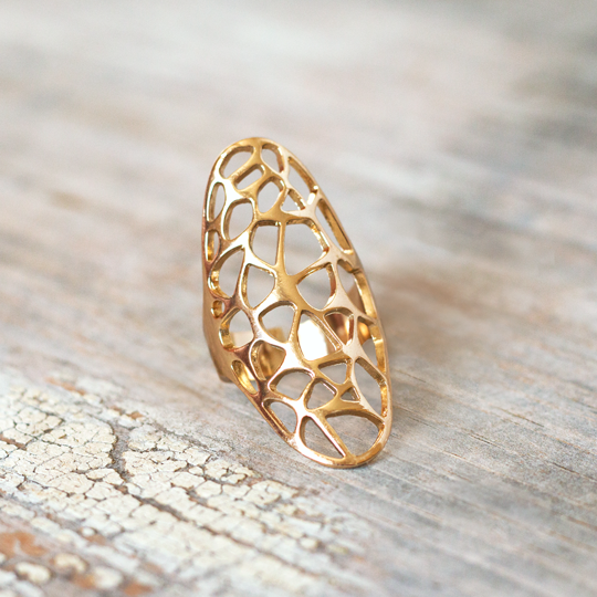 honeycomb ring