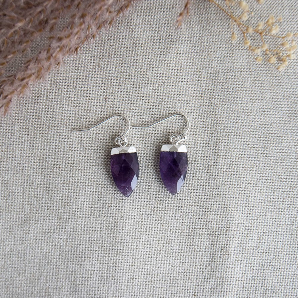micah earrings-amethyst