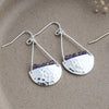 night's tale earrings-amethyst