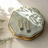 Aayra Earrings-labradorite