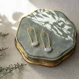 Aayra Earrings-moonstone