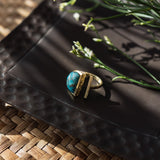 Aayra Ring-copper turquoise