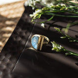 Aayra Ring-labradorite