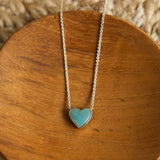 all your heart necklace-amazonite
