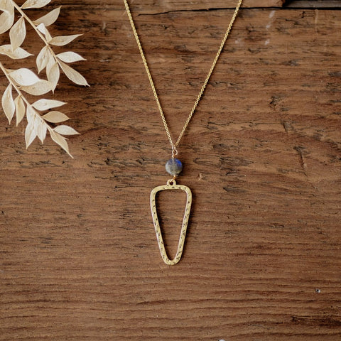 annabel necklace-labradorite
