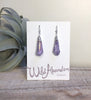 arctic earrings-purple
