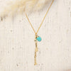 beachwood necklace-long-turquoise