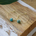 bohemian whispers hoops-turquoise