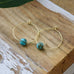 bohemian whispers hoops-turquoise