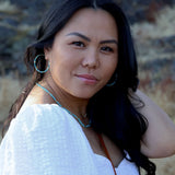 boho indie hoops-turquoise