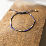buddy bracelet-purple/white/gold