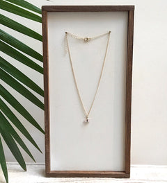 cat eye necklace-rose quartz