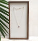 cat eye necklace-amethyst