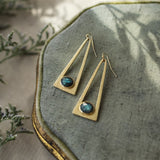 Charvi Earrings-labradorite