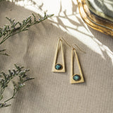 Charvi Earrings-labradorite