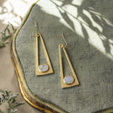 Charvi Earrings-moonstone