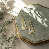 Charvi Earrings-moonstone