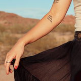 chevronel ring-silver