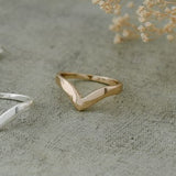 chevronel ring-gold