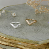 chevronel ring-silver