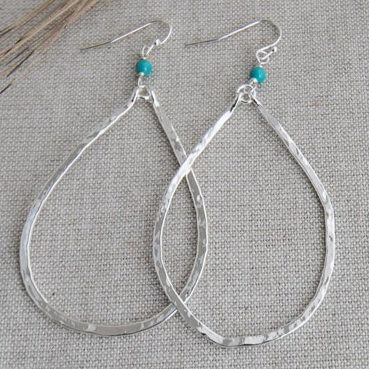 counterpoise earrings-turquoise